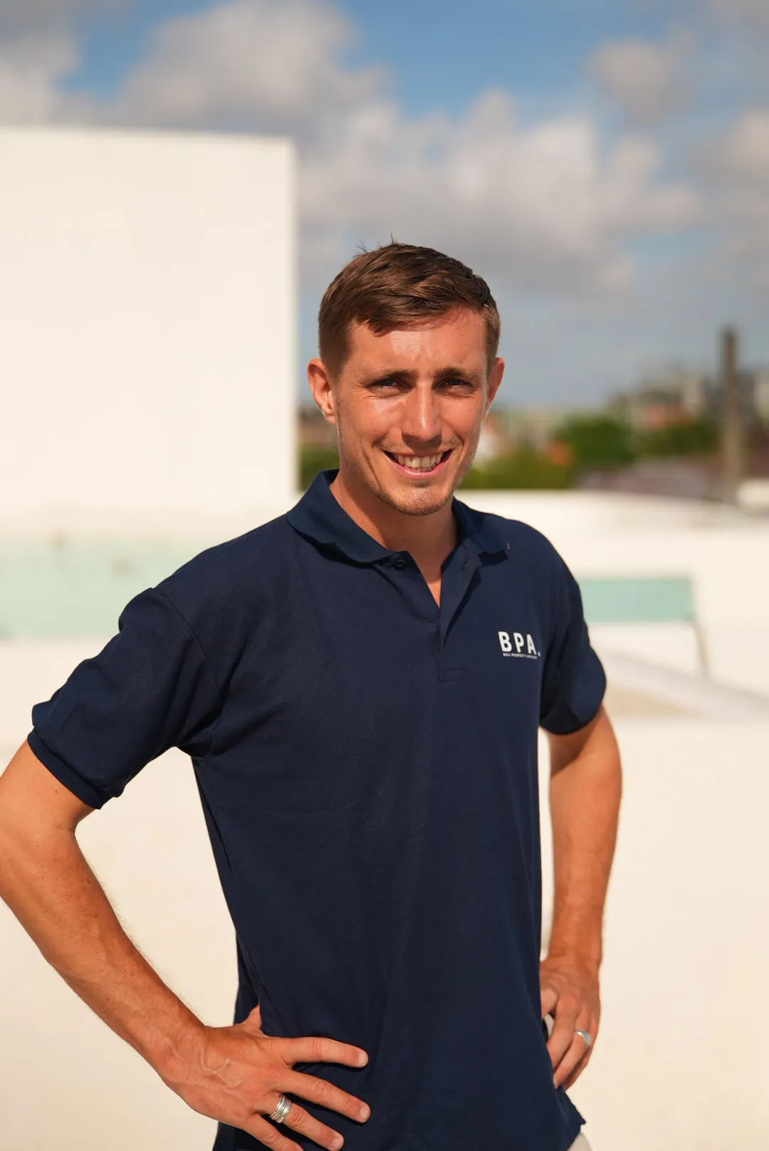 David Wunderink, independent Bali property advisor in his own work setting